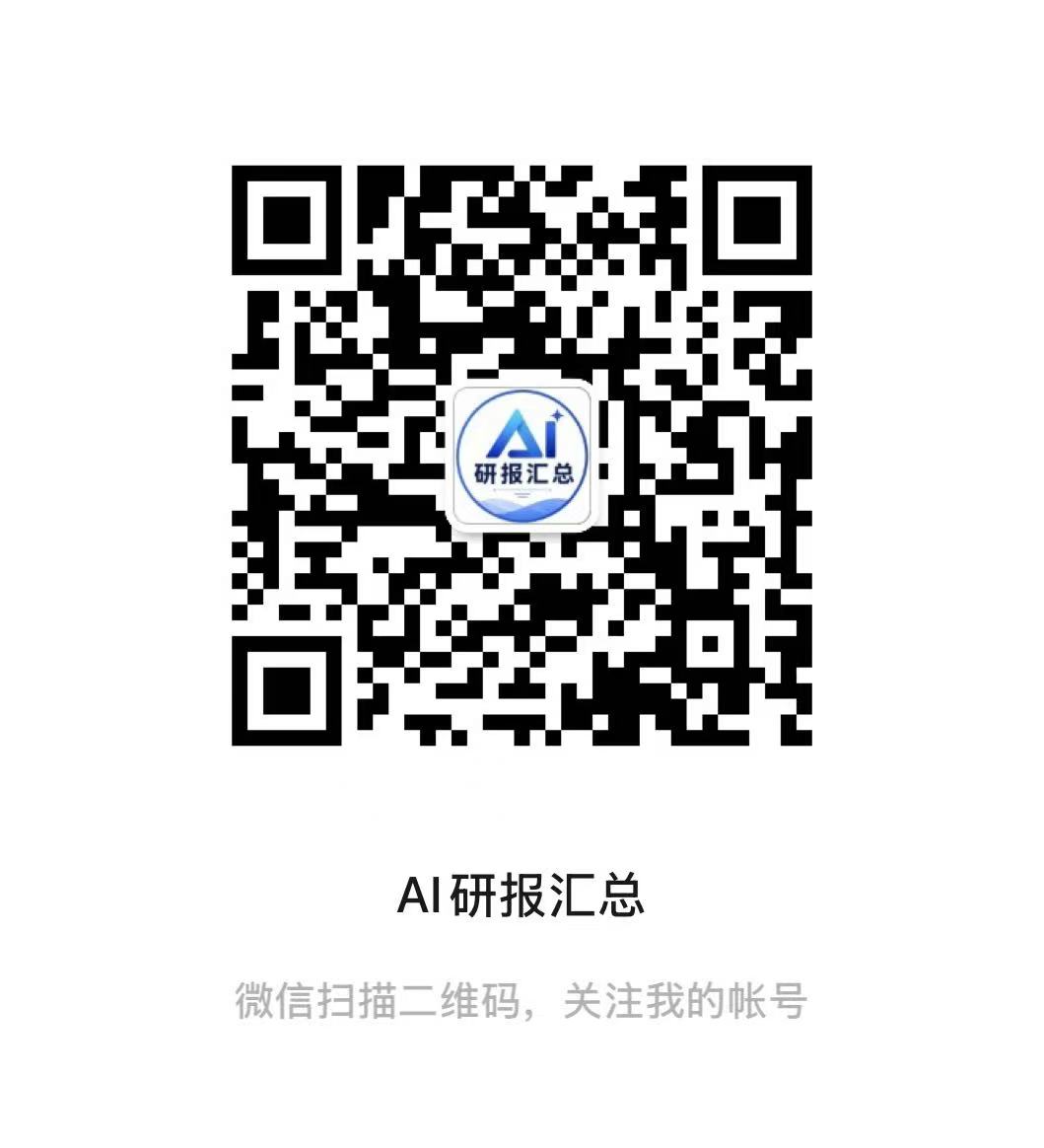 AI 研报汇总 公众号二维码